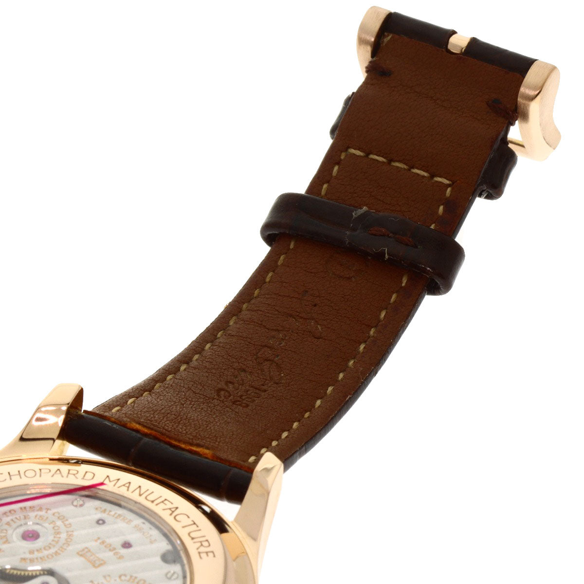 Chopard ショパール 171926-5001 L.U.C クアトロ ダイヤモンドベゼル 腕時計 K18PG メンズ 中古