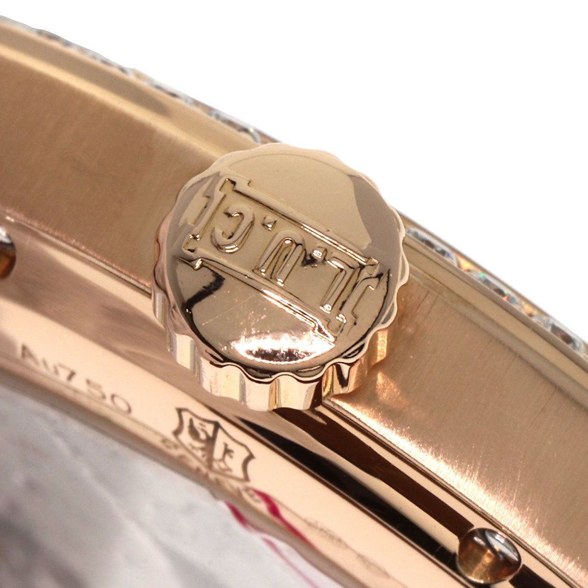 Chopard ショパール 171926-5001 L.U.C クアトロ ダイヤモンドベゼル 腕時計 K18PG メンズ 中古