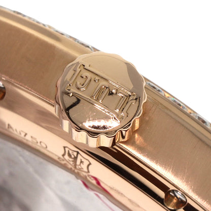 Chopard ショパール 171926-5001 L.U.C クアトロ ダイヤモンドベゼル 腕時計 K18PG メンズ 中古