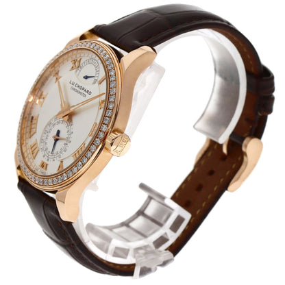 Chopard ショパール 171926-5001 L.U.C クアトロ ダイヤモンドベゼル 腕時計 K18PG メンズ 中古