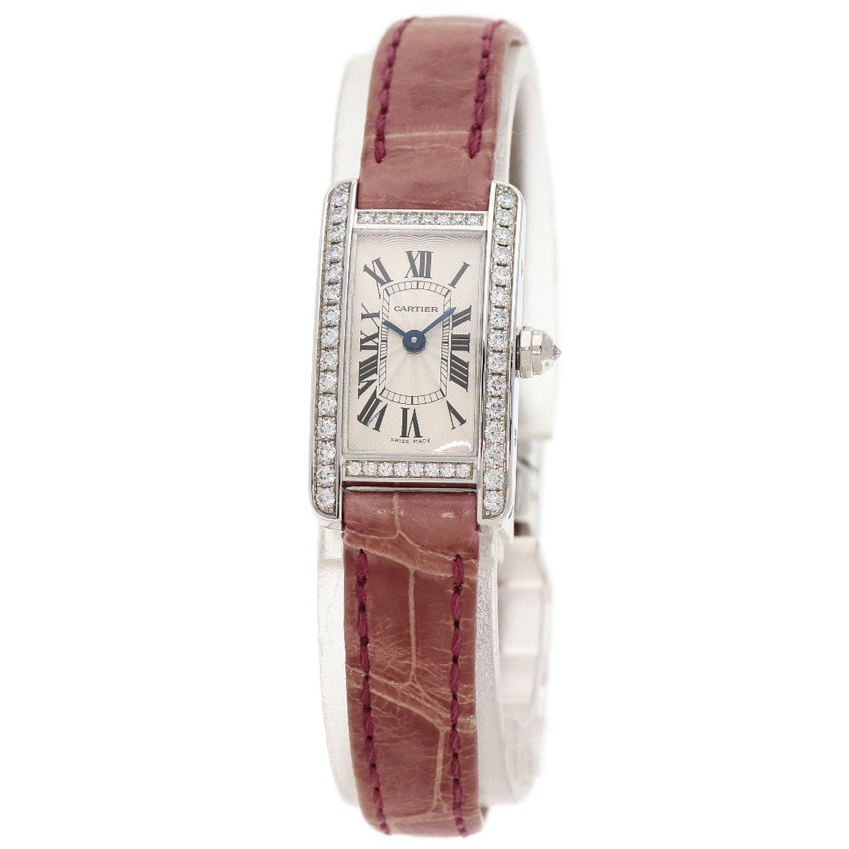 CARTIER カルティエ WB710015 ミニタンク アメリカン 腕時計 K18WG レディース 中古
