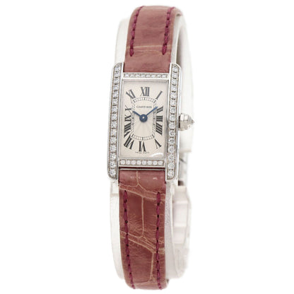 CARTIER カルティエ WB710015 ミニタンク アメリカン 腕時計 K18WG レディース 中古