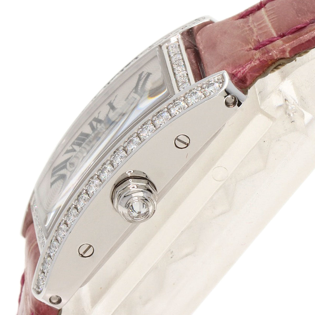 CARTIER カルティエ WB710015 ミニタンク アメリカン 腕時計 K18WG レディース 中古