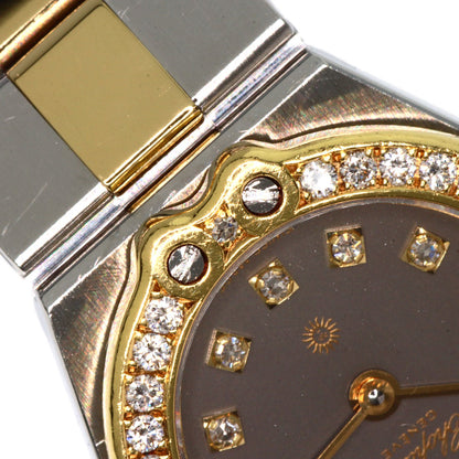 Chopard ショパール 25/8067-11 サンモリッツ 12P ダイヤモンド 腕時計 SS レディース 中古