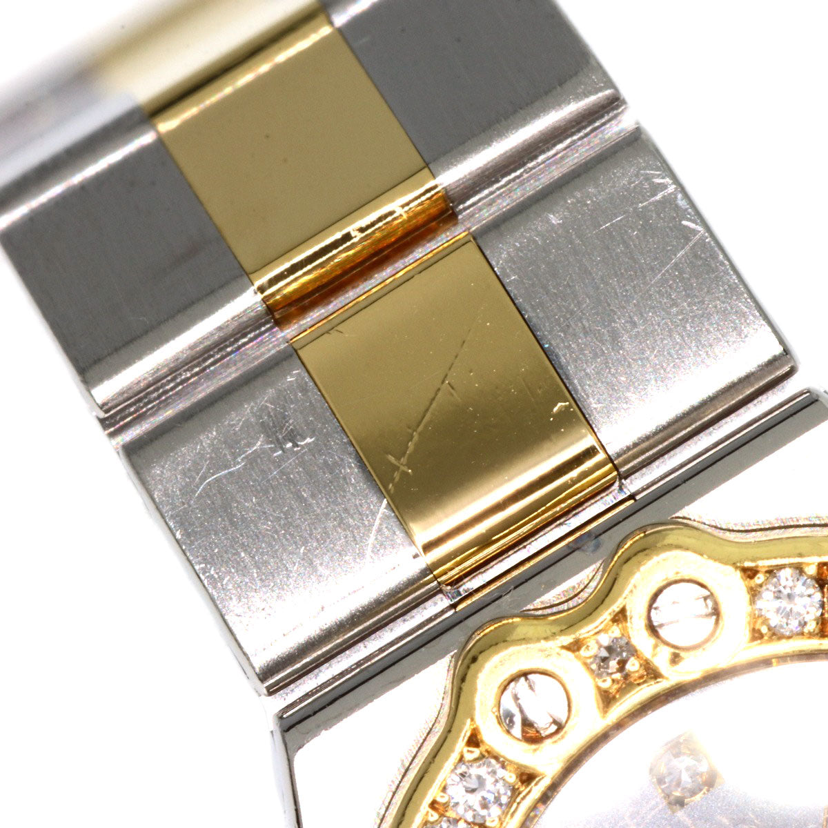Chopard ショパール 25/8067-11 サンモリッツ 12P ダイヤモンド 腕時計 SS レディース 中古