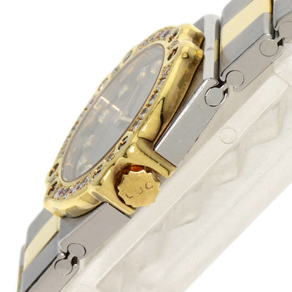 Chopard ショパール 25/8067-11 サンモリッツ 12P ダイヤモンド 腕時計 SS レディース 中古
