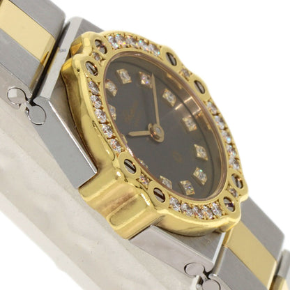 Chopard ショパール 25/8067-11 サンモリッツ 12P ダイヤモンド 腕時計 SS レディース 中古