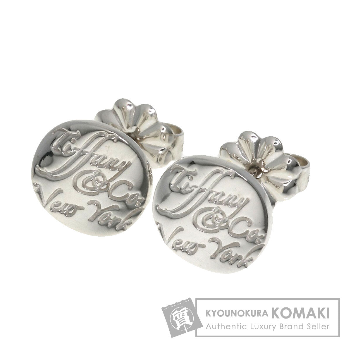 ティファニー ノーツ ラウンド ピアス 中古 商品画像1