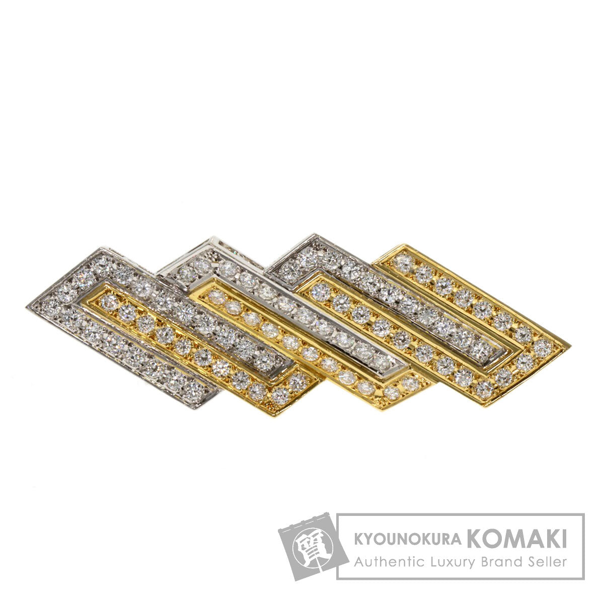 ミキモト ダイヤモンド 帯留め 中古 商品画像1