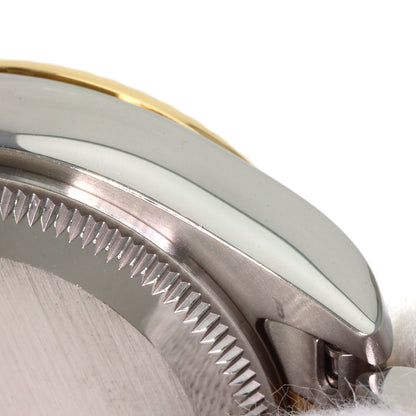 ROLEX ロレックス 179173G デイトジャスト 10P ダイヤモンド メテオライト 腕時計 SS レディース 中古