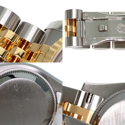 ROLEX ロレックス 179173G デイトジャスト 10P ダイヤモンド メテオライト 腕時計 SS レディース 中古