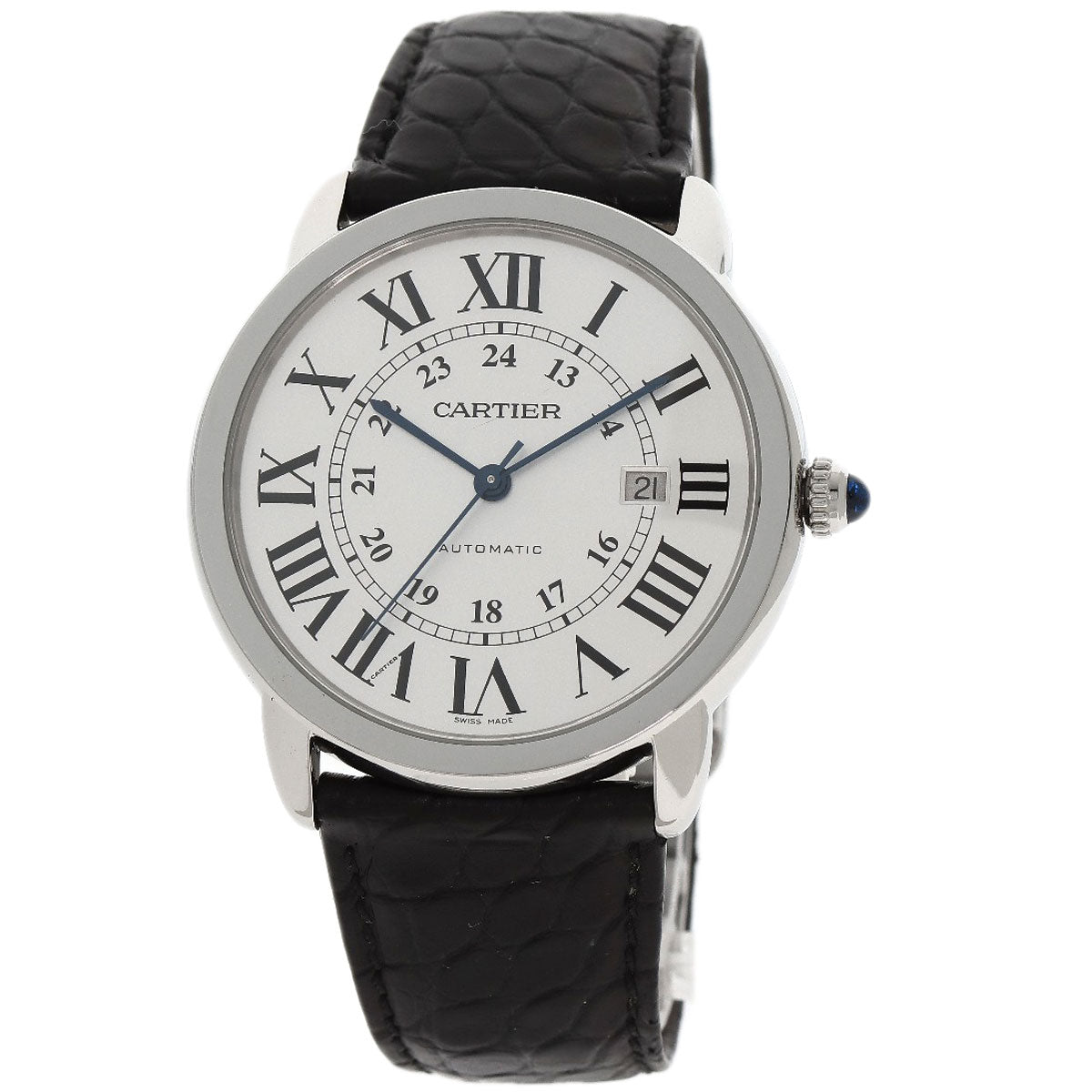 CARTIER カルティエ W6701010 ロンド ソロ ドゥ カルティエ XL 腕時計 SS メンズ 中古