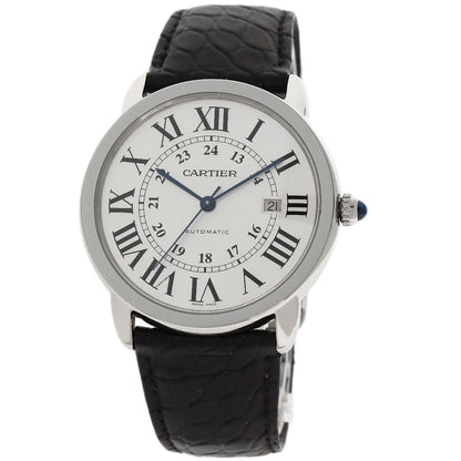 CARTIER カルティエ W6701010 ロンド ソロ ドゥ カルティエ XL 腕時計 SS メンズ 中古