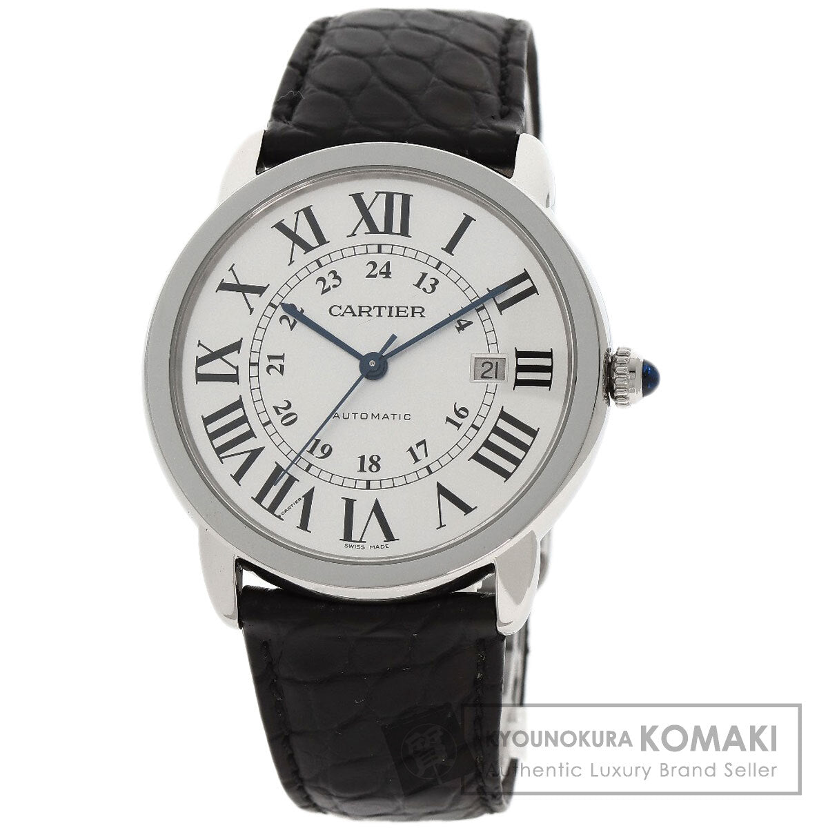 CARTIER カルティエ W6701010 ロンド ソロ ドゥ カルティエ XL 腕時計 SS メンズ 中古