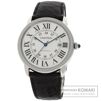 CARTIER カルティエ W6701010 ロンド ソロ ドゥ カルティエ XL 腕時計 SS メンズ 中古