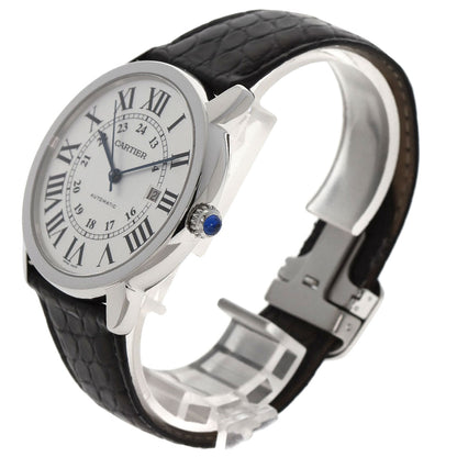 CARTIER カルティエ W6701010 ロンド ソロ ドゥ カルティエ XL 腕時計 SS メンズ 中古