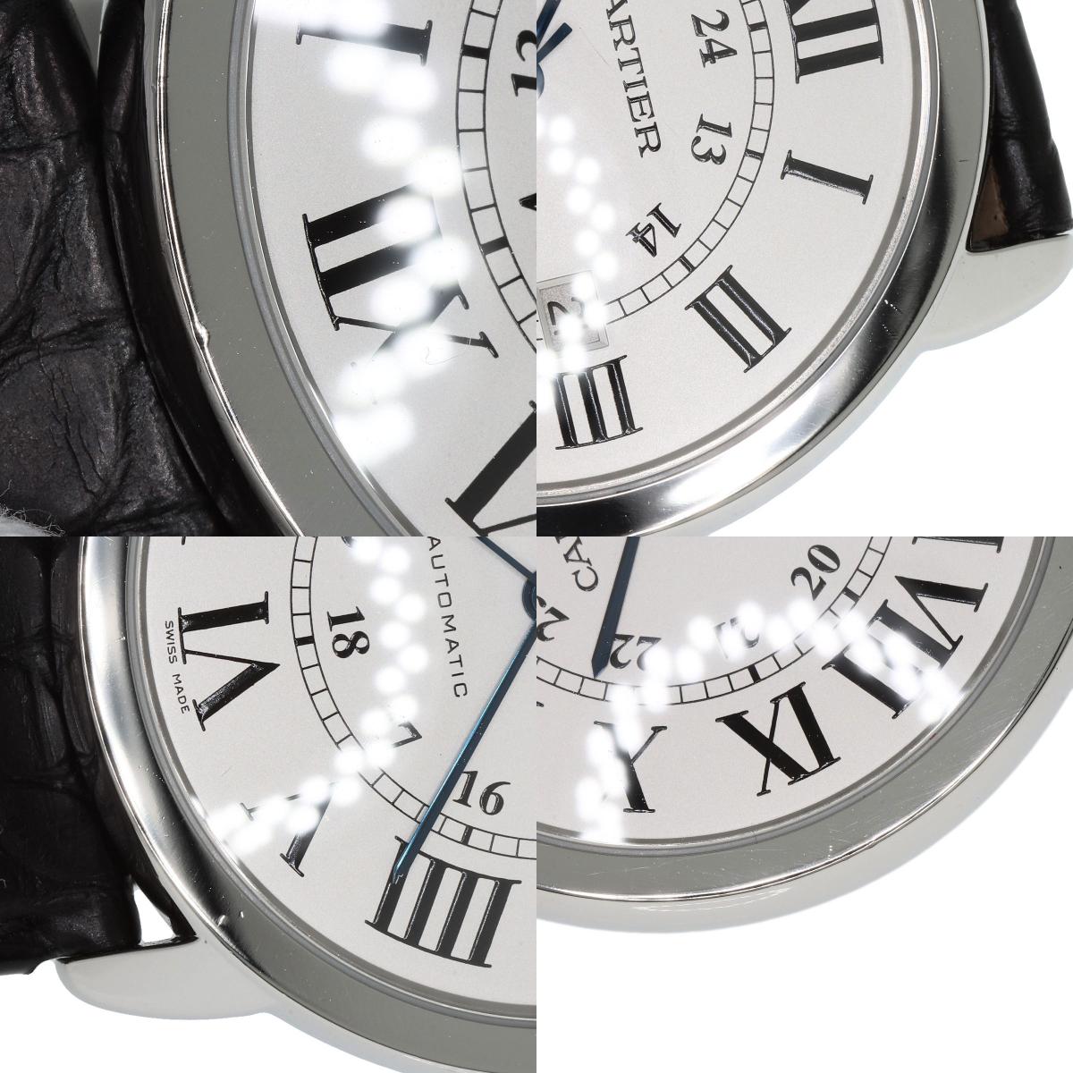 CARTIER カルティエ W6701010 ロンド ソロ ドゥ カルティエ XL 腕時計 SS メンズ 中古