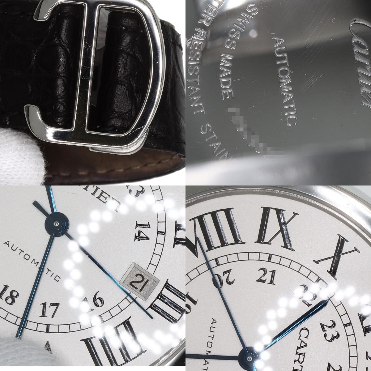 CARTIER カルティエ W6701010 ロンド ソロ ドゥ カルティエ XL 腕時計 SS メンズ 中古