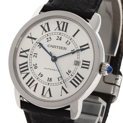 CARTIER カルティエ W6701010 ロンド ソロ ドゥ カルティエ XL 腕時計 SS メンズ 中古