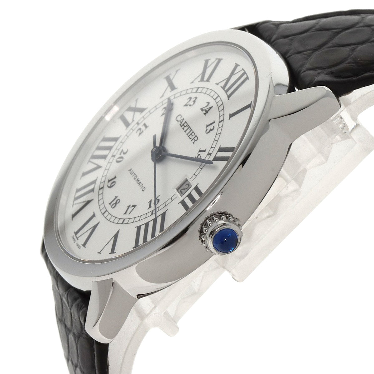 CARTIER カルティエ W6701010 ロンド ソロ ドゥ カルティエ XL 腕時計 SS メンズ 中古