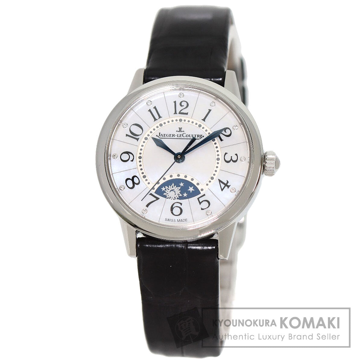 JAEGER-LECOULTRE ジャガー・ルクルト Q3468490 ランデヴー ナイト&デイ 腕時計 SS レディース 中古