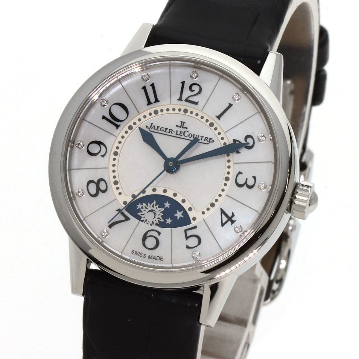 JAEGER-LECOULTRE ジャガー・ルクルト Q3468490 ランデヴー ナイト&デイ 腕時計 SS レディース 中古