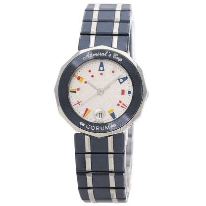 CORUM コルム C 39.610.30V50B アドミラルズ 腕時計 SS レディース 中古