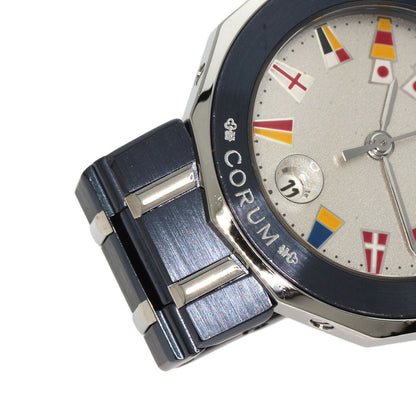 CORUM コルム C 39.610.30V50B アドミラルズ 腕時計 SS レディース 中古