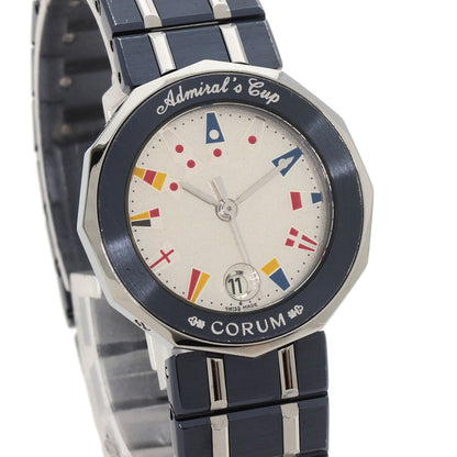 CORUM コルム C 39.610.30V50B アドミラルズ 腕時計 SS レディース 中古