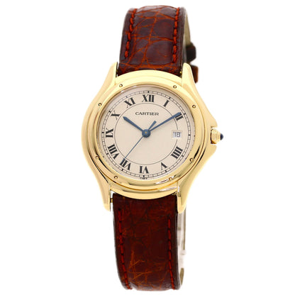 CARTIER カルティエ パンテール クーガー LM 腕時計 K18YG レディース 中古