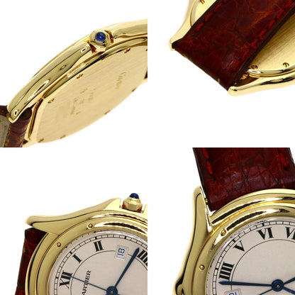 CARTIER カルティエ パンテール クーガー LM 腕時計 K18YG レディース 中古