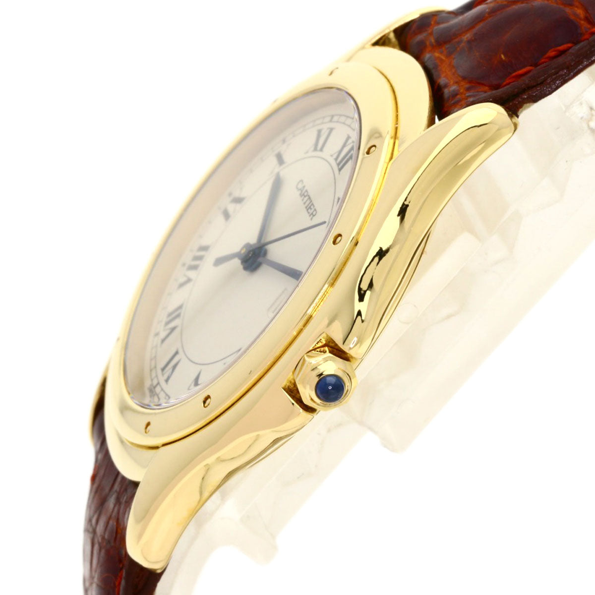 CARTIER カルティエ パンテール クーガー LM 腕時計 K18YG レディース 中古