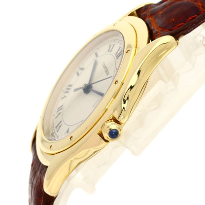 CARTIER カルティエ パンテール クーガー LM 腕時計 K18YG レディース 中古