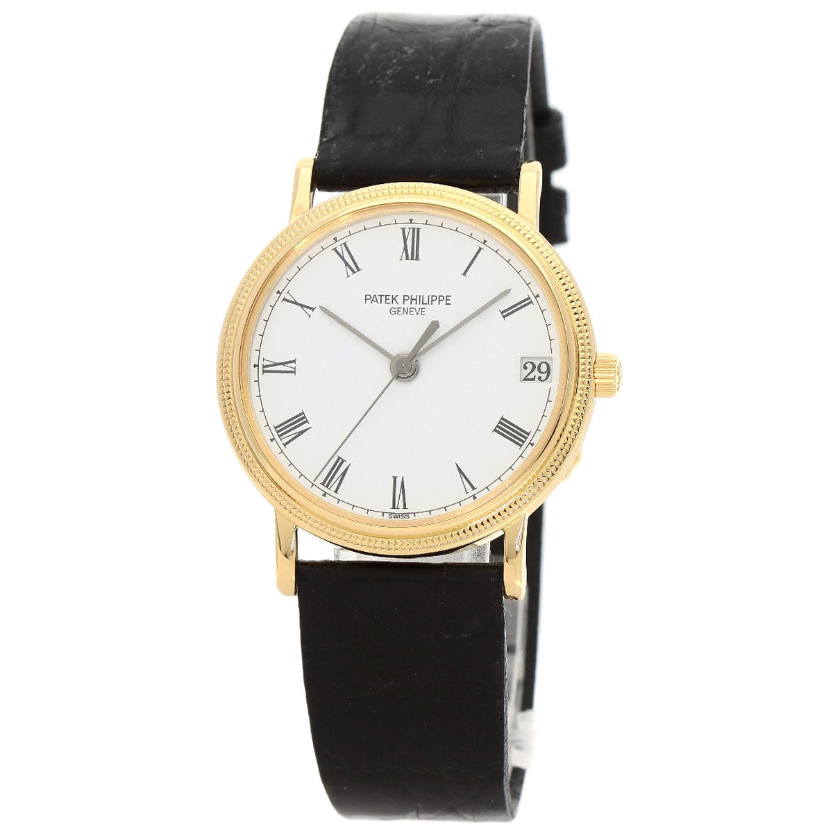 PATEK PHILIPPE パテックフィリップ 3802/200J-001 カラトラバ 腕時計 K18YG メンズ 中古