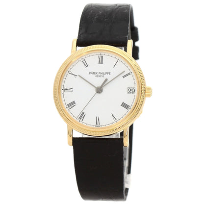 PATEK PHILIPPE パテックフィリップ 3802/200J-001 カラトラバ 腕時計 K18YG メンズ 中古