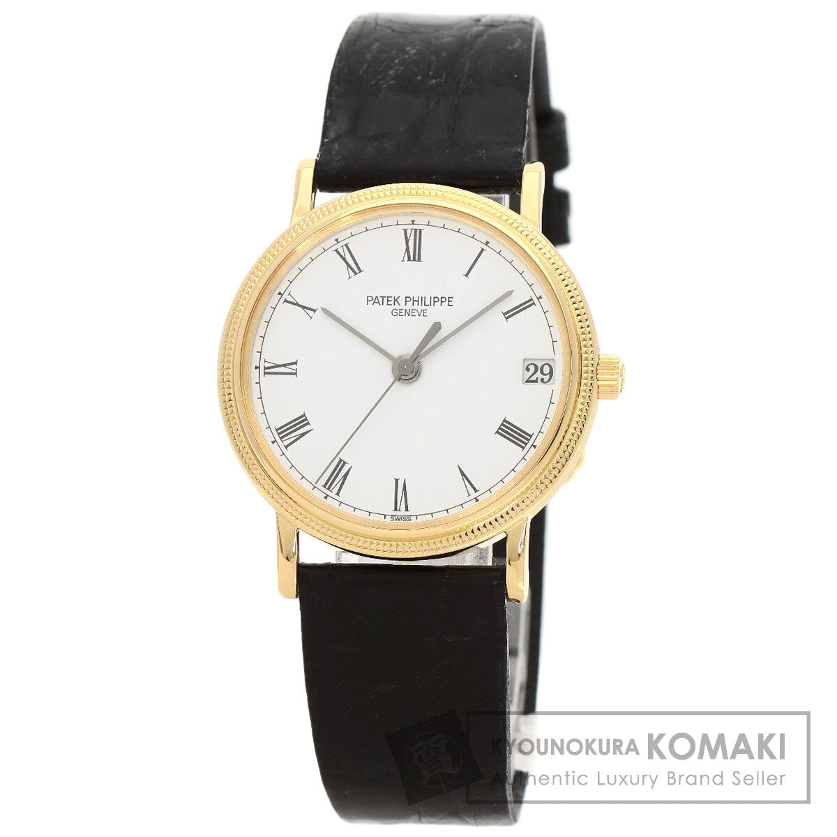PATEK PHILIPPE パテックフィリップ 3802/200J-001 カラトラバ 腕時計 K18YG メンズ 中古