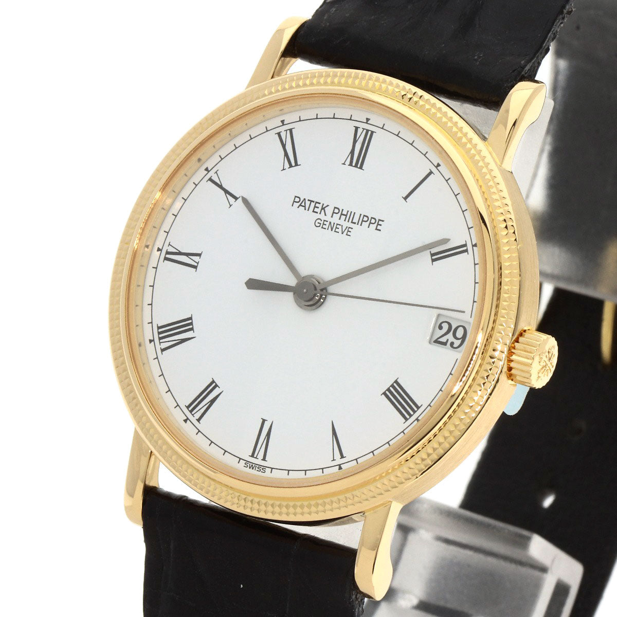 PATEK PHILIPPE パテックフィリップ 3802/200J-001 カラトラバ 腕時計 K18YG メンズ 中古