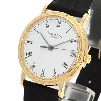 PATEK PHILIPPE パテックフィリップ 3802/200J-001 カラトラバ 腕時計 K18YG メンズ 中古