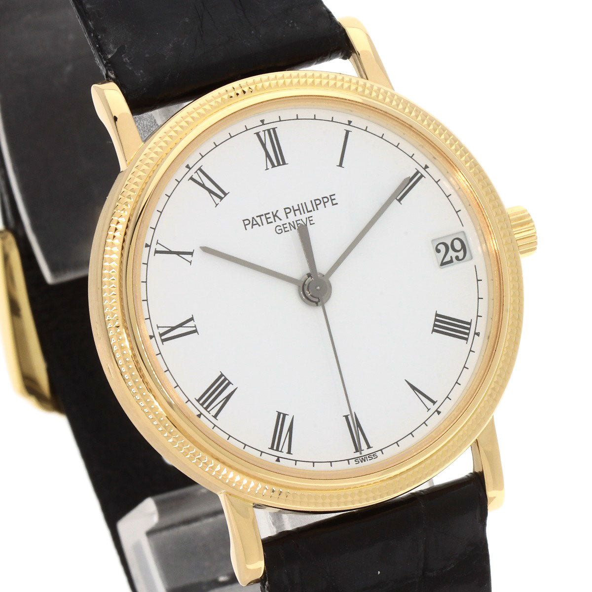 PATEK PHILIPPE パテックフィリップ 3802/200J-001 カラトラバ 腕時計 K18YG メンズ 中古