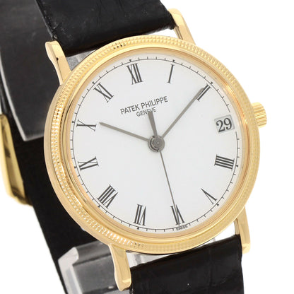 PATEK PHILIPPE パテックフィリップ 3802/200J-001 カラトラバ 腕時計 K18YG メンズ 中古