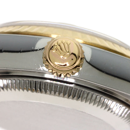 ROLEX ロレックス 79173NG デイトジャスト 10P ダイヤモンド 腕時計 SS レディース 中古