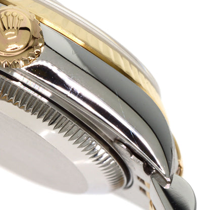 ROLEX ロレックス 79173NG デイトジャスト 10P ダイヤモンド 腕時計 SS レディース 中古
