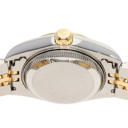 ROLEX ロレックス 79173NG デイトジャスト 10P ダイヤモンド 腕時計 SS レディース 中古