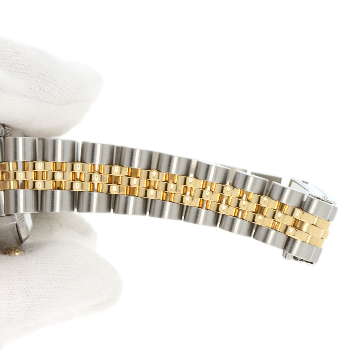 ROLEX ロレックス 79173NG デイトジャスト 10P ダイヤモンド 腕時計 SS レディース 中古