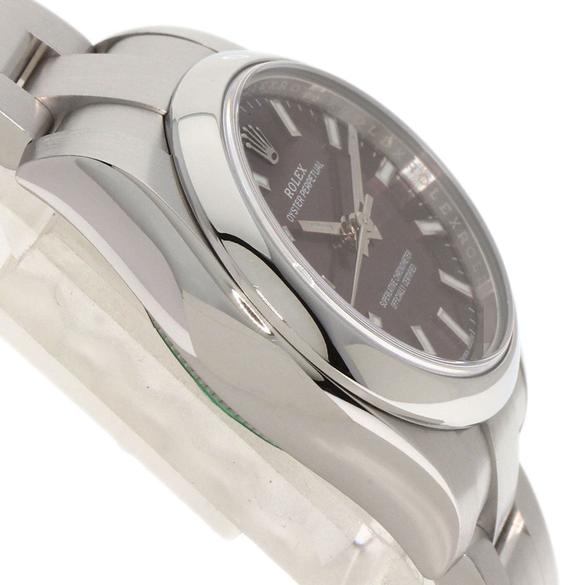 ROLEX ロレックス 176200 オイスターパーペチュアル26 レッドグレープ 腕時計 SS レディース 中古