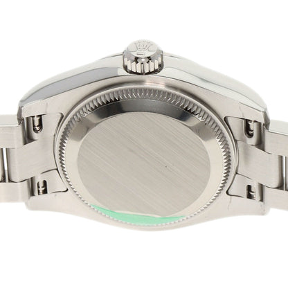 ROLEX ロレックス 176200 オイスターパーペチュアル26 レッドグレープ 腕時計 SS レディース 中古