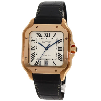 CARTIER カルティエ WGSA0019 サントス ドゥ カルティエ LM 腕時計 K18PG メンズ 中古