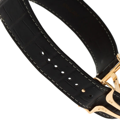 CARTIER カルティエ WGSA0019 サントス ドゥ カルティエ LM 腕時計 K18PG メンズ 中古