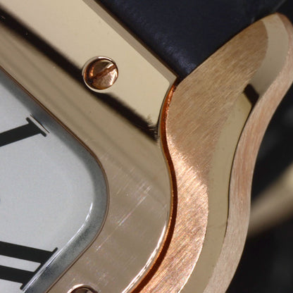 CARTIER カルティエ WGSA0019 サントス ドゥ カルティエ LM 腕時計 K18PG メンズ 中古