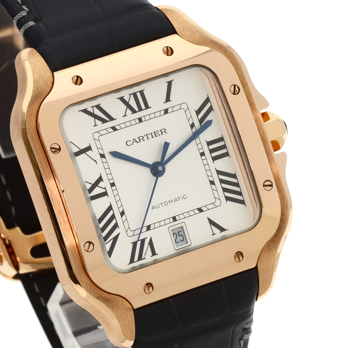 CARTIER カルティエ WGSA0019 サントス ドゥ カルティエ LM 腕時計 K18PG メンズ 中古